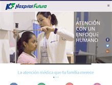 Tablet Screenshot of hospitalfutura.com.mx